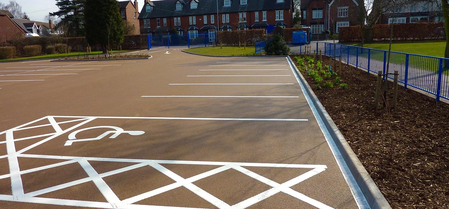 Commercial resin bound surfacing