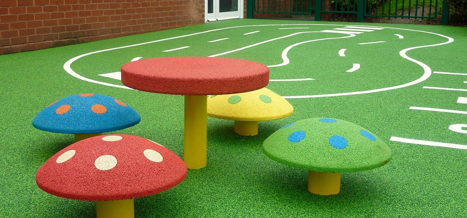 School playground surfacing project by Dawkes & Co Ltd