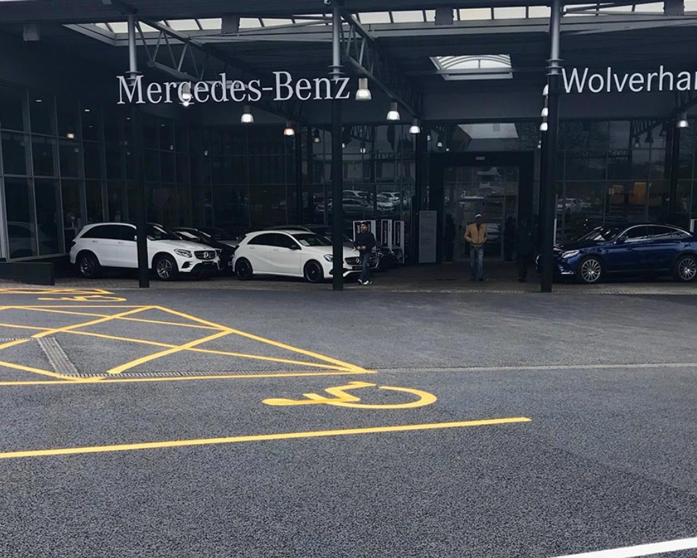 Car park surfacing and resurfacing by Dawkes & Co Ltd